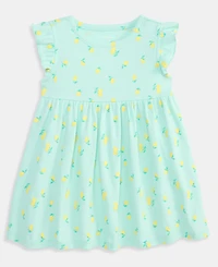 First Impressions Baby Girls' Lemon Toss Printed Dress, Macy's Exclusive