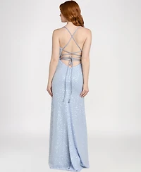 Morgan & Company Juniors' Empire Waist Evening Gown, Regular Plus