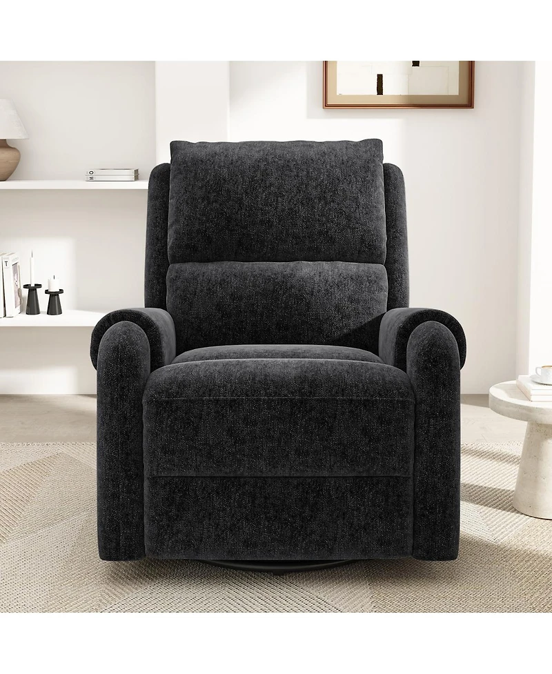 Streamdale Furniture Manual Recliner Massage Chair w/ Side Storage Pocket