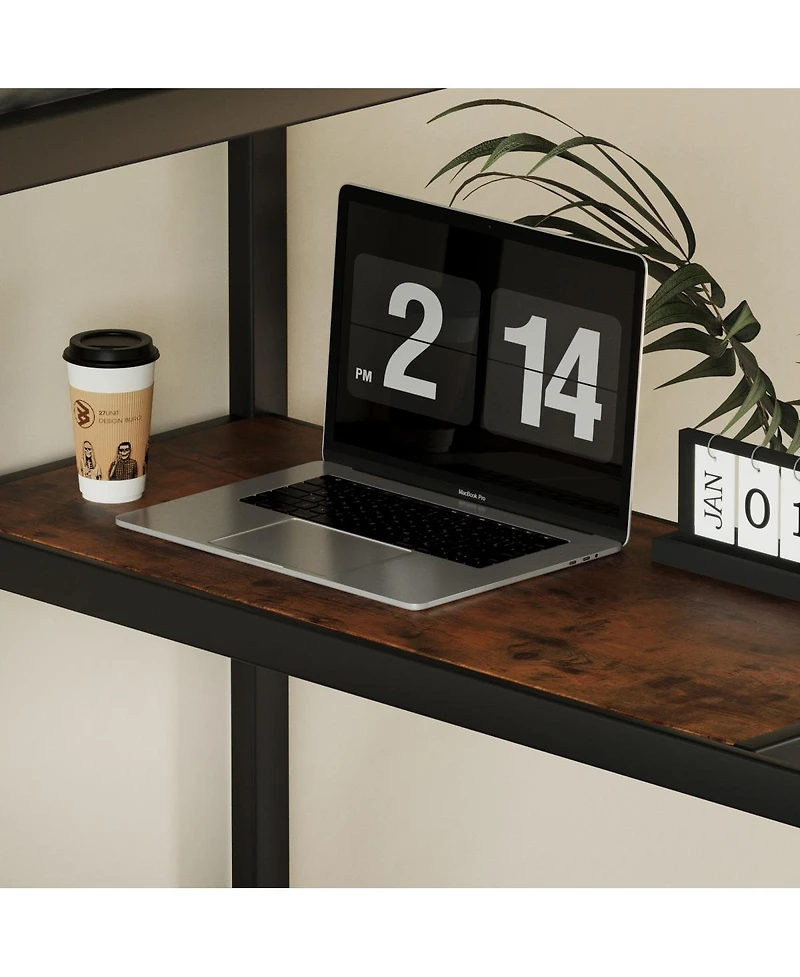 Streamdale Furniture White full size bunk bed with Led light and charging socket