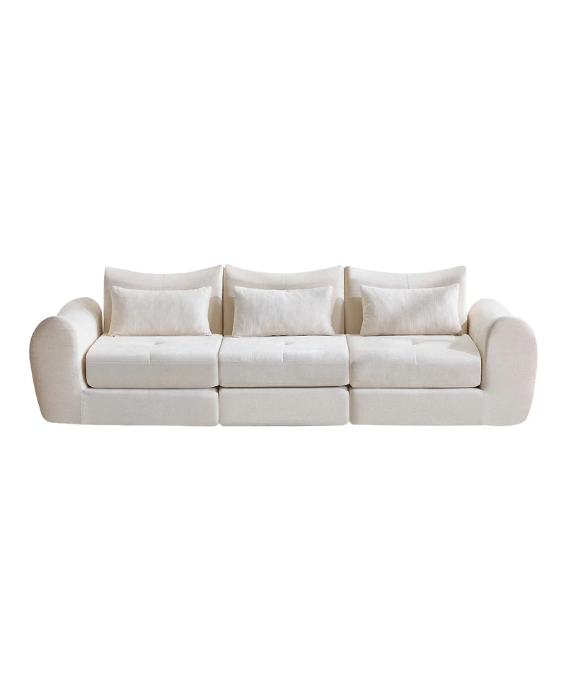 Streamdale Furniture Modular Cloud Sofa, Convertible Folding Sofa Bed, Sectional Cushioned Sofa