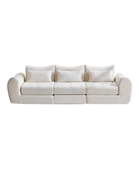 Streamdale Furniture Modular Cloud Sofa, Convertible Folding Sofa Bed, Sectional Cushioned Sofa