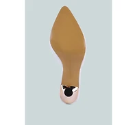 Womens French Cut Croc Texture Patent Faux Leather Sandals