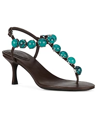 Jeffrey Campbell Women's Gemstone Embellished Thong Dress Sandals