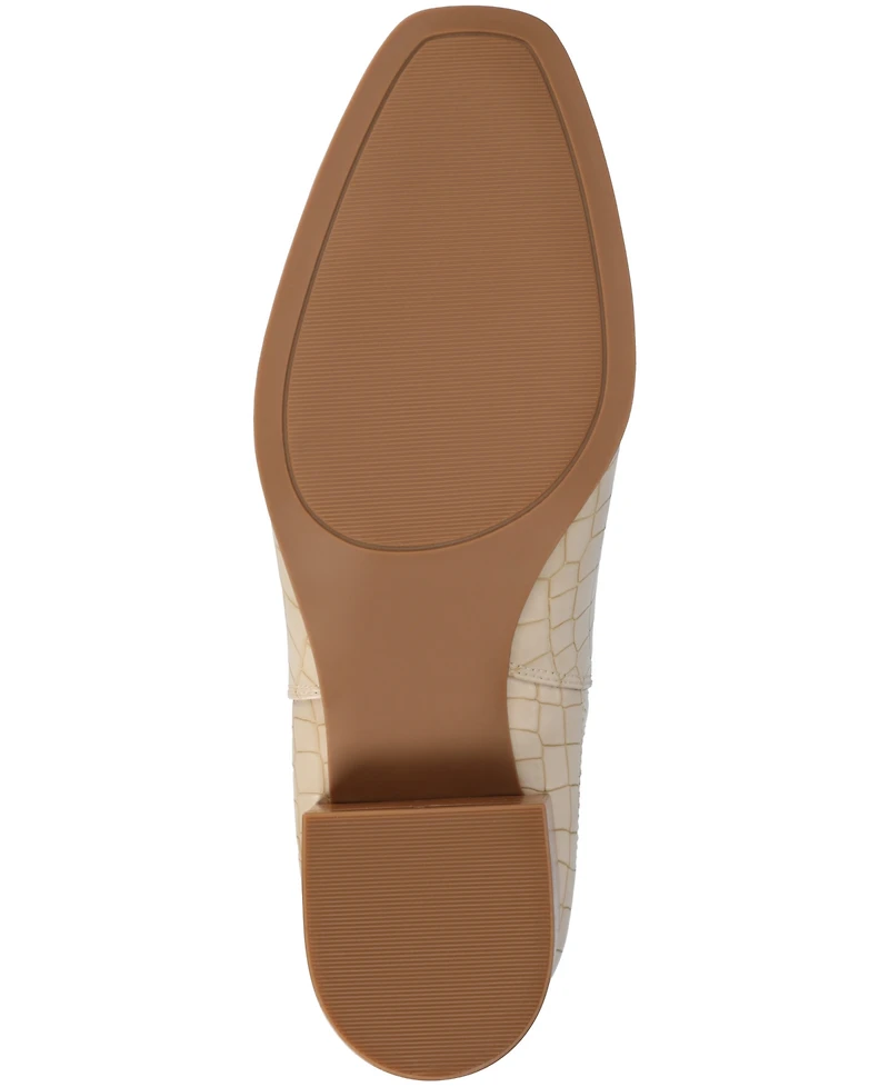 Journee Collection Women's Wrenley Block Heel Chelsea Booties