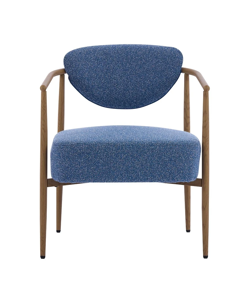 Streamdale Furniture fabric dining/living/bedroom chair (2 sets) with foam, metal frame