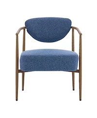 Streamdale Furniture fabric dining/living/bedroom chair (2 sets) with foam, metal frame