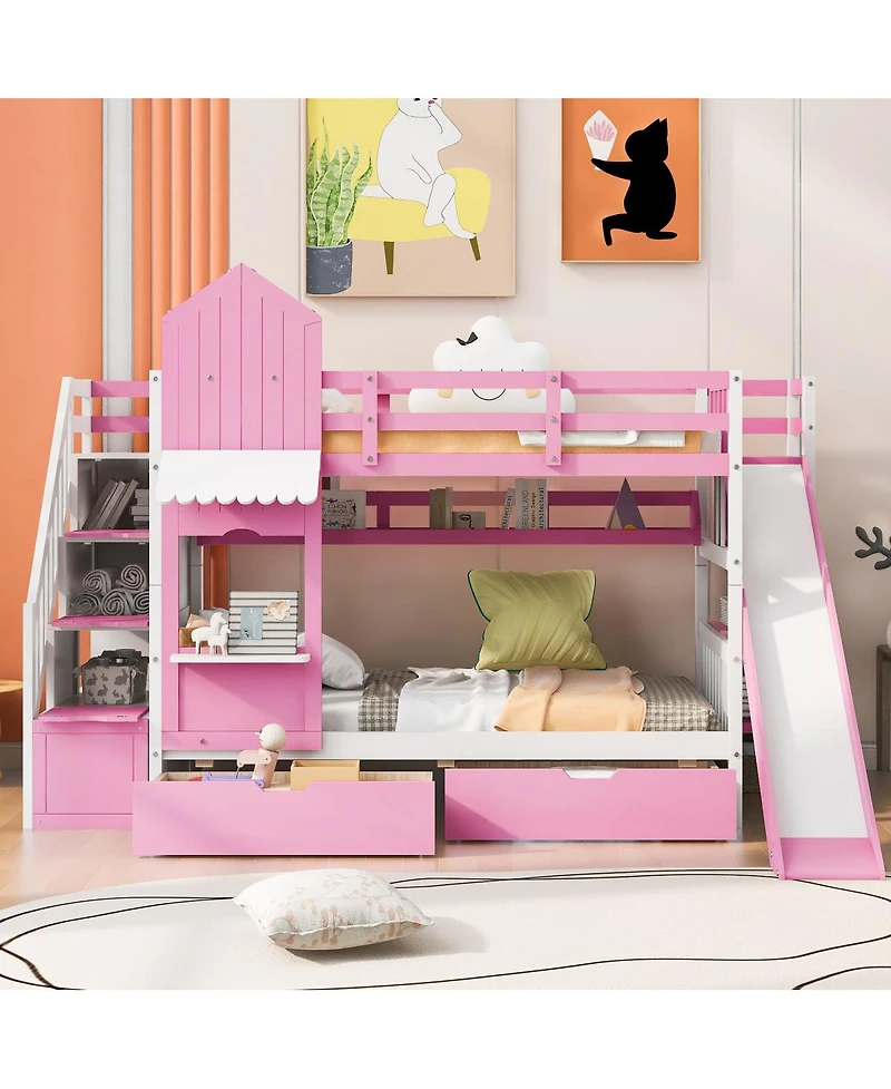 Streamdale Furniture Small Circular Mod Swivel Coffee Table Retro Style, Practical Elegance