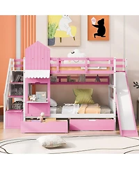 Streamdale Furniture Small Circular Mod Swivel Coffee Table Retro Style, Practical Elegance