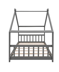 Streamdale Furniture Twin Size House Bed Wood Bed