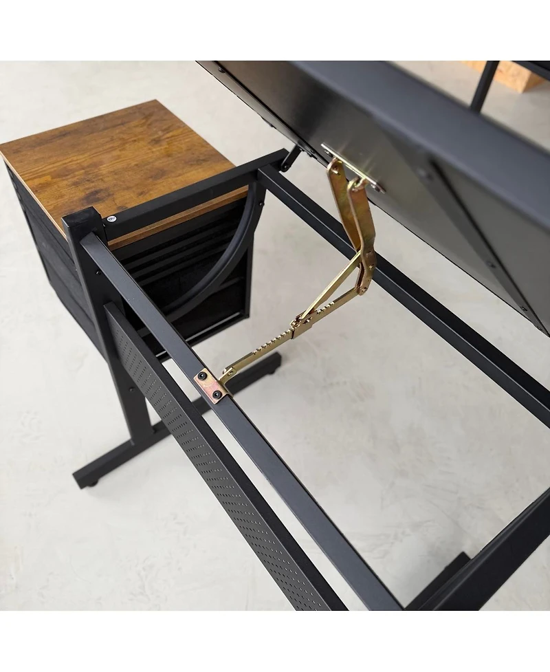 Streamdale Furniture 1500pc Jigsaw Puzzle Table for Adults - Black, with 4 Trays & 2 Storage Drawers