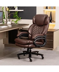 Streamdale Furniture 500lbs Big and Tall Office Chair for Heavy People Executive Computer Desk Chair