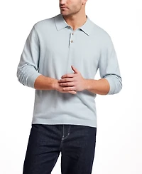 Weatherproof Vintage Men's Long-Sleeve Polo Sweater