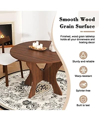 Streamdale Furniture 43" Folding Dining Table Set w/ 2 Chairs