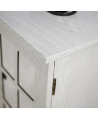 Streamdale Furniture Storage Cabinet with 3 Mirrored Doors & Adjustable Shelves