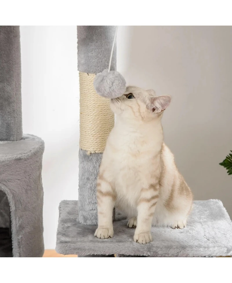 Zeus & Ruta 94.5-102.4" Height Adjustable Cat Tree