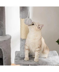 Zeus & Ruta 94.5-102.4" Height Adjustable Cat Tree