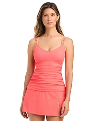 Bleu by Rod Beattie Women's Scoop Neck Tankini Top