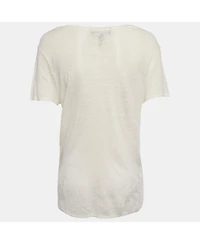 Pre-Owned Isabel Marant Women's Off-White Jersey T-Shirt