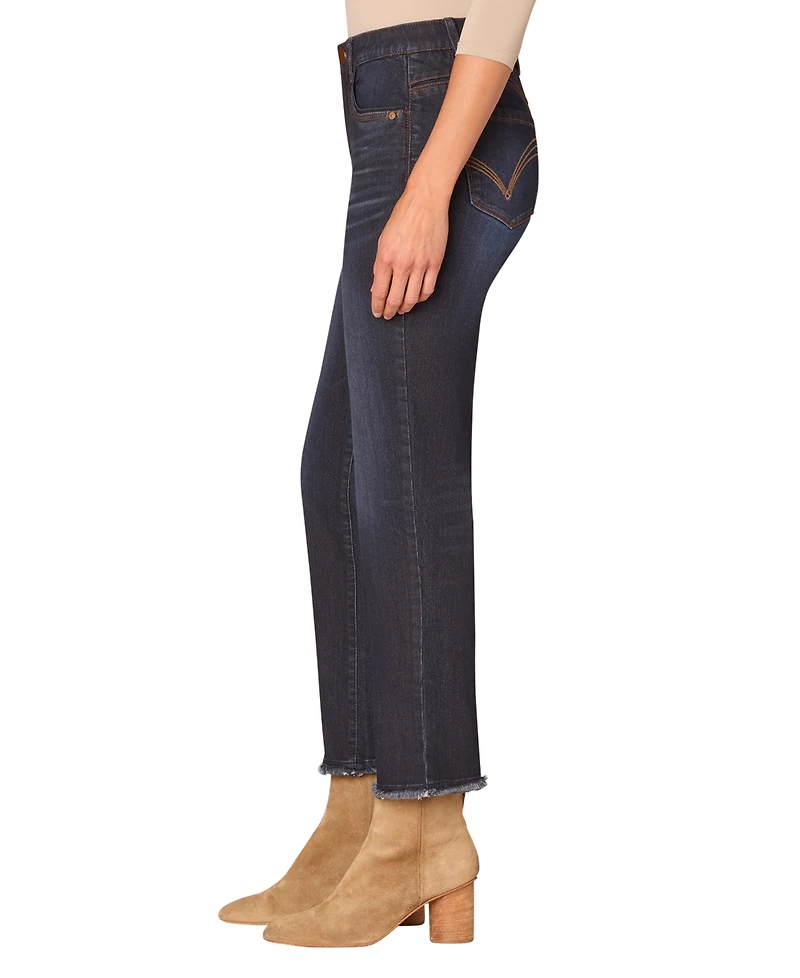 Democracy Petite High Rise Slim Straight Jeans