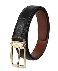 Club Room Men's Luxury 2-In-1 Reversible Pebbled Leather Belt, Macy's Exclusive