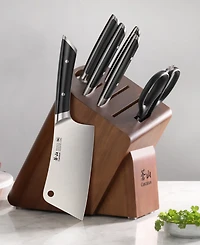 Cangshan Helena Series Steel 7-Pc. Knife Block Set