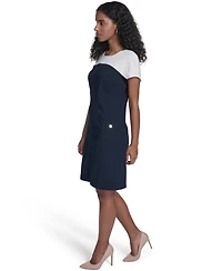 Tommy Hilfiger Women's Cap-Sleeve Shift Dress