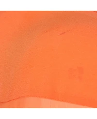 Pre-Owned Roberto Cavalli Women's Light Orange Silk Pleated Blouse