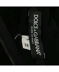 Pre-Owned Dolce & Gabbana Women's Black Stretch Mesh Sheer Corset Top