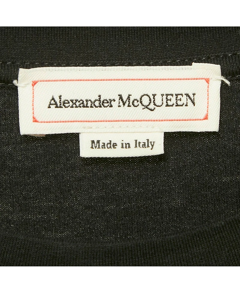 Pre-Owned Alexander Mcqueen Women's Black Cotton Balloon Sleeve Top