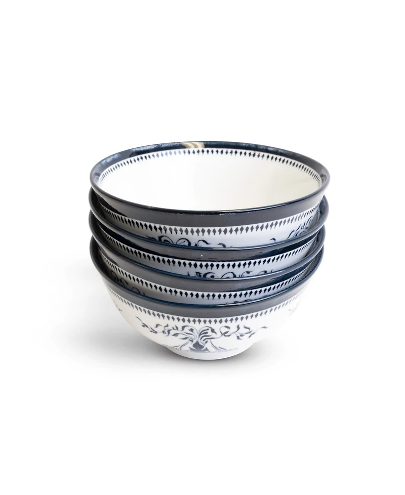 Lemieux Et Cie Bruges 4-Pc. All Purpose Bowls, Service for 4