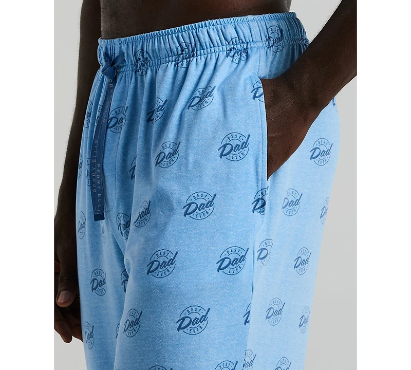Perry Ellis Portfolio Men's Best Dad Patterned Sleepwear Pants