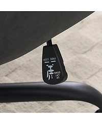 Streamdale Furniture Streamdale Office chair, Pu leather, adjustable height, Black