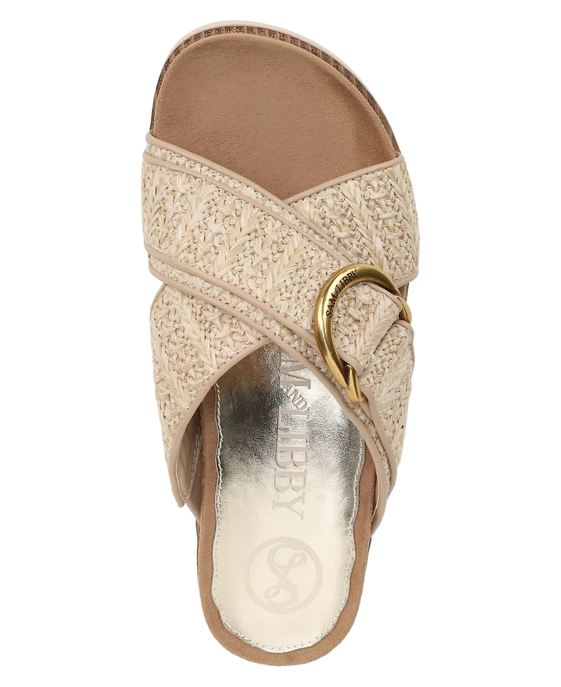 Sam and Libby Women's Ander Slide Round Toe Sandals