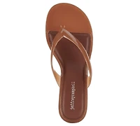 Jeffrey Campbell Women's Gigabyte Jelly Thong Wedge Sandals