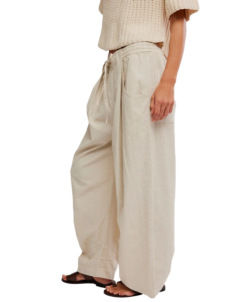 Free People Women's Chambers Laid Back Pull-On Pants