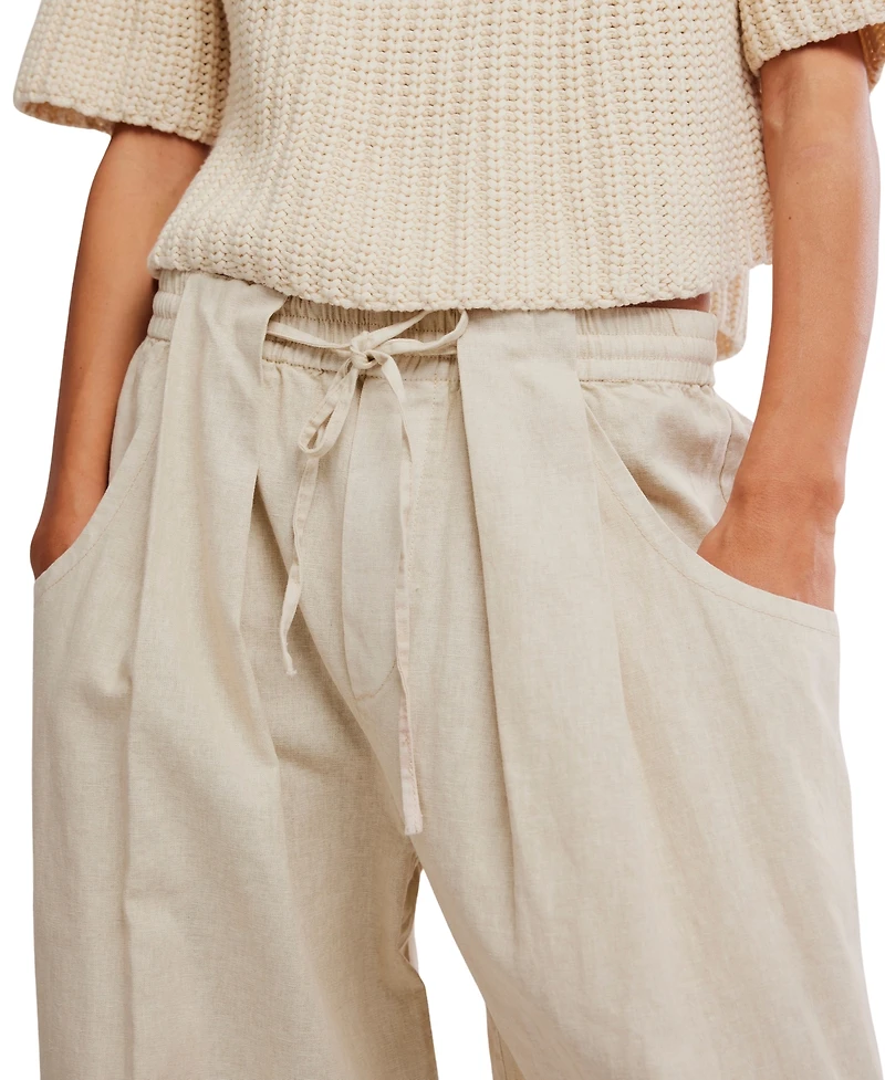 Free People Women's Chambers Laid Back Pull-On Pants