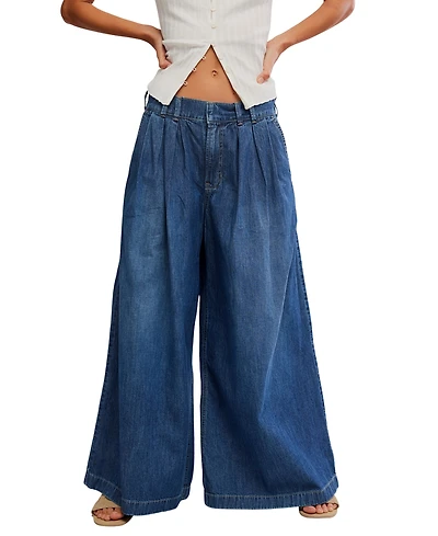 Free People Women's Scout Wide Leg Jeans