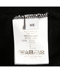 Pre-Owned Givenchy Men's Black Logo Print Cotton Hooded Sweatshirt