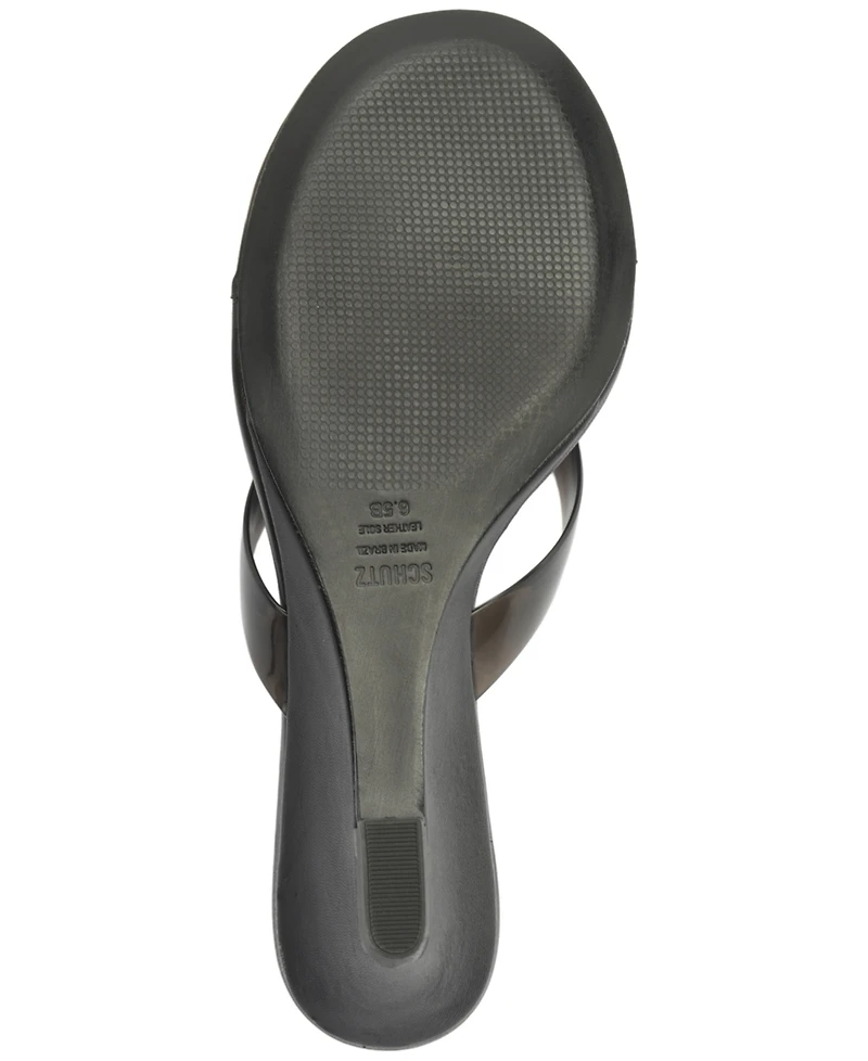 Schutz Women's Roslyn Slip-On Wedge Sandals