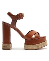 Schutz Women's Hilda Rope High Round Toe Platform Sandals