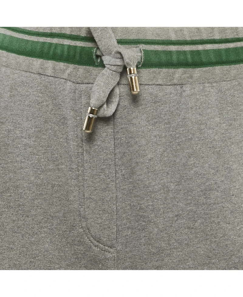 Pre-Owned Dolce & Gabbana Women's Grey Cotton Dgfamily Joggers