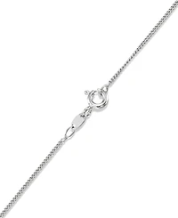 Macy's Marcasite (0.10 ct. t.w.) and Onyx (3 ct. t.w.) Openwork Round Pendant Necklace in Sterling Silver