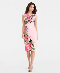 Eliza J Women's Twisted-Detail Sheath Dress