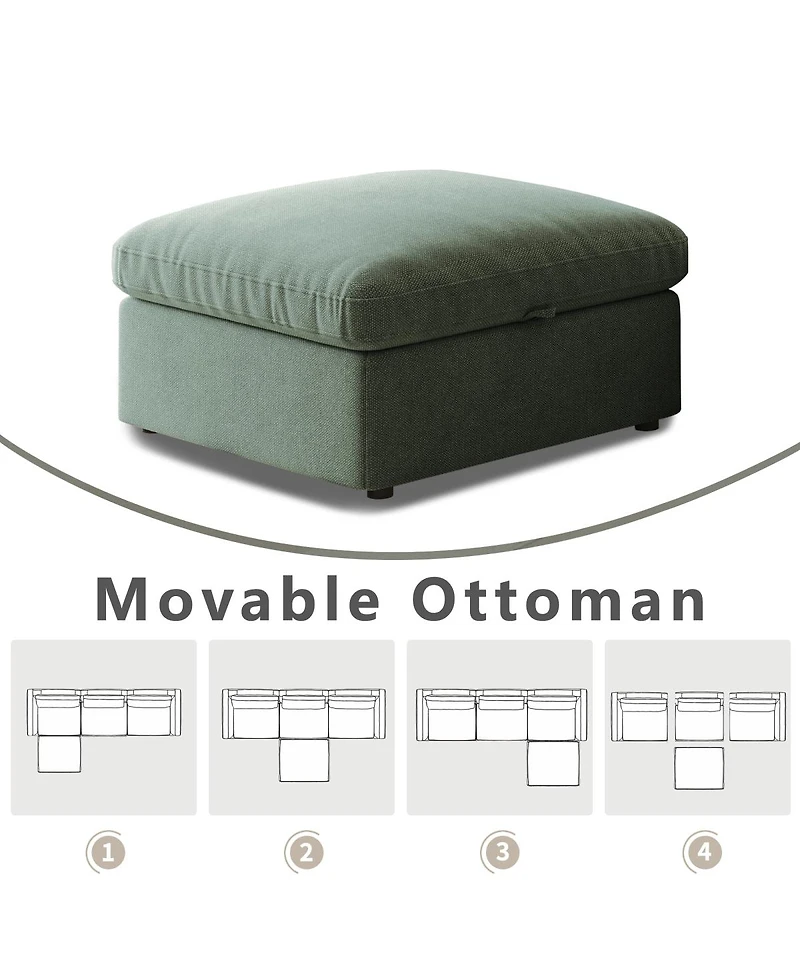 Streamdale Furniture Simple modular sofa, adjustable backrest, soft, comfortable, storage