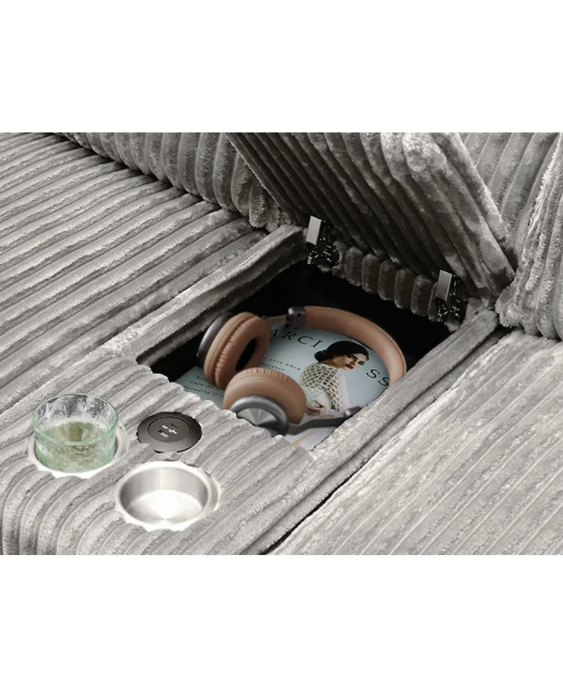 Streamdale Furniture 120" 5-piece U-shaped sofa w/ console