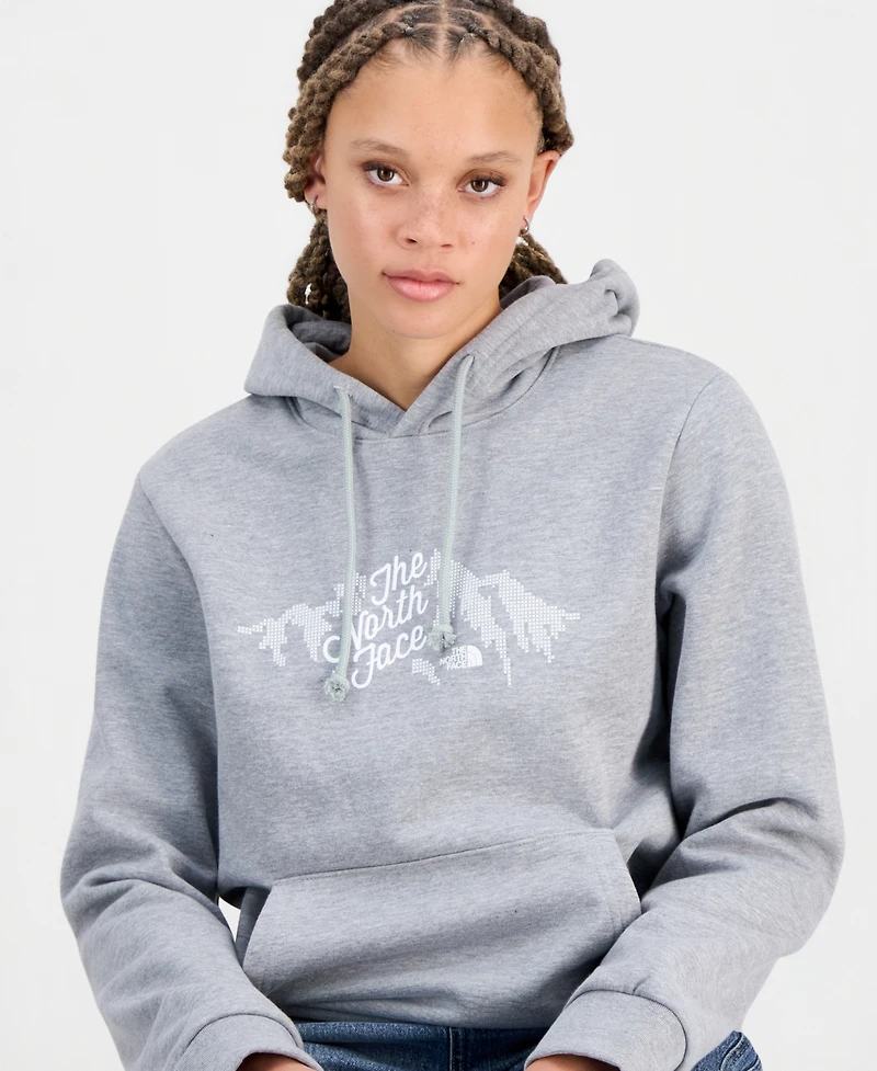 The North Face Women's Evolution Sparkle Graphic Cotton Hooded Sweatshirt