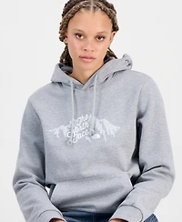 The North Face Women's Evolution Sparkle Graphic Cotton Hooded Sweatshirt