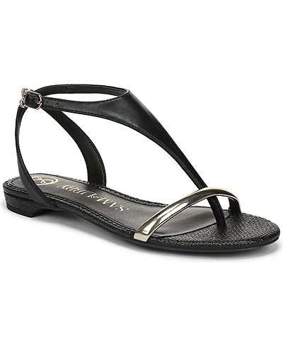 Sam and Libby Women's Hayden T-Strap Flat Sandals