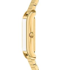 Tory Burch Women's The Eleanor Slim Quartz Two-Hand Gold Stainless Steel Watch, 22mm